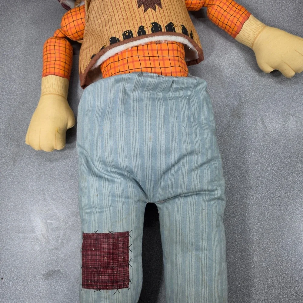 Fabric Scarecrow Doll Large‎ Excellent Halloween-Fall Decor
